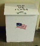 flag collection box